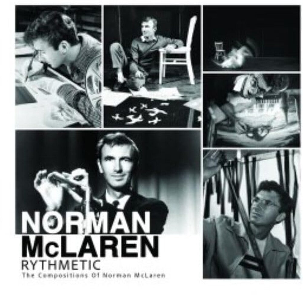 the album cover for Norman Mclaren (Uk) - Rythmetic: The Compositions Of Norman Mclaren (Uk)