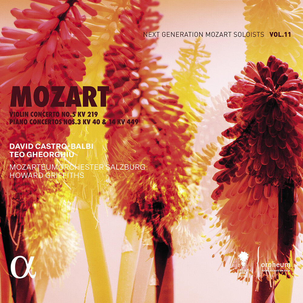 the album cover for Mozart / Griffiths / Salzburg - Violin Concerto No. 5, Kv 219 Piano Concertos Nos