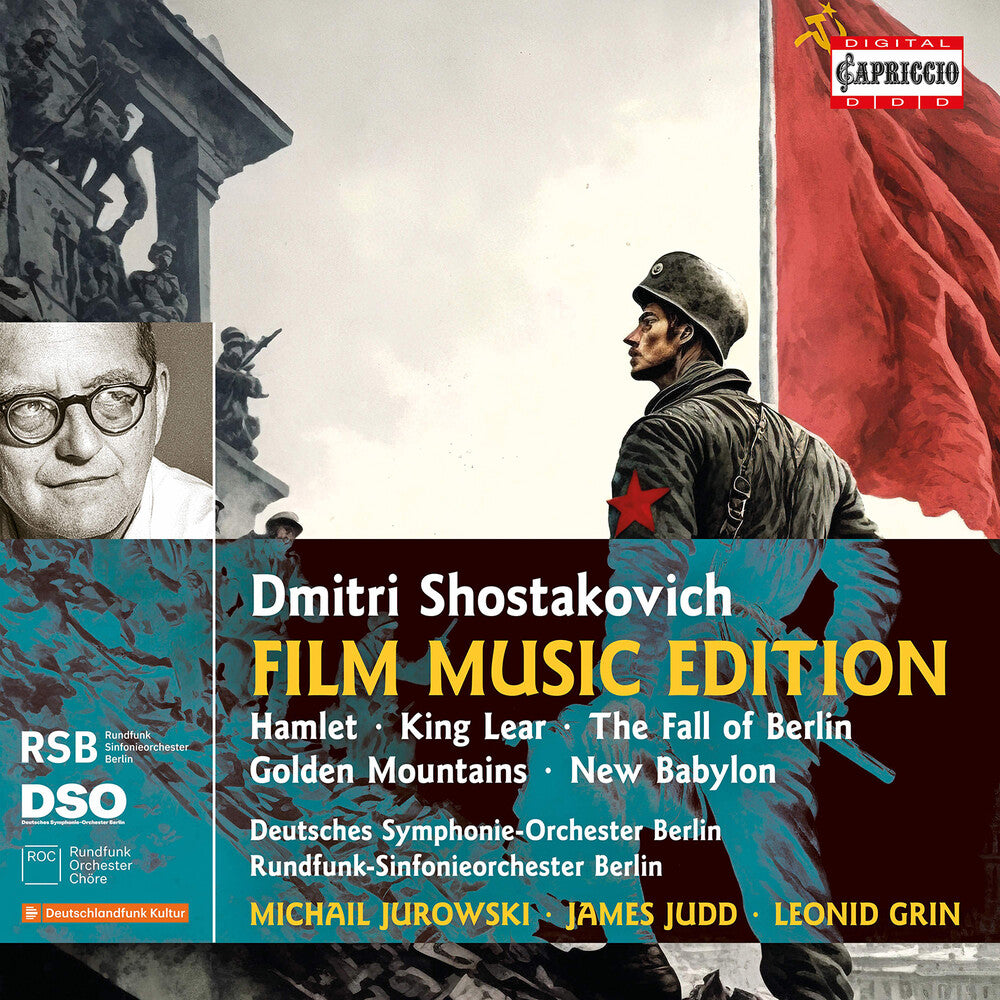 the album cover for Shostakovich / Rundfunk-Sinfonieorchester Berlin - Film Music Edition