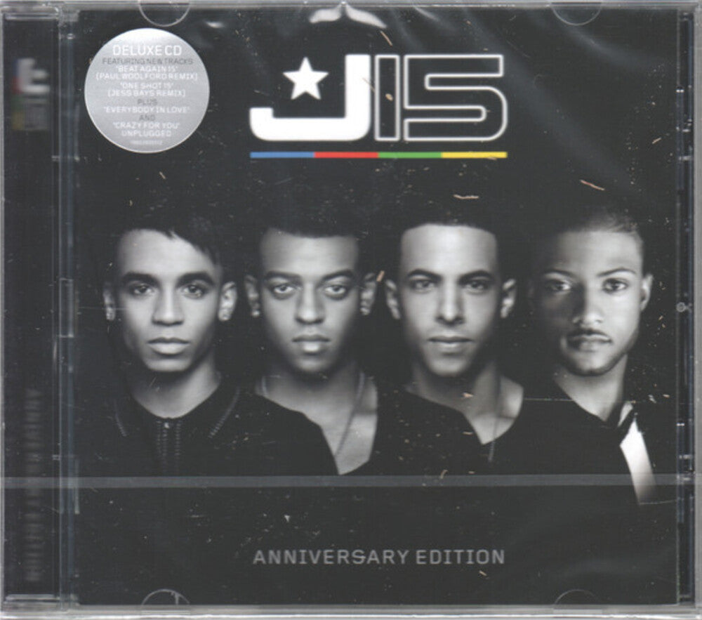 the album cover for Jls - J15: Anniversary Edition (Uk)