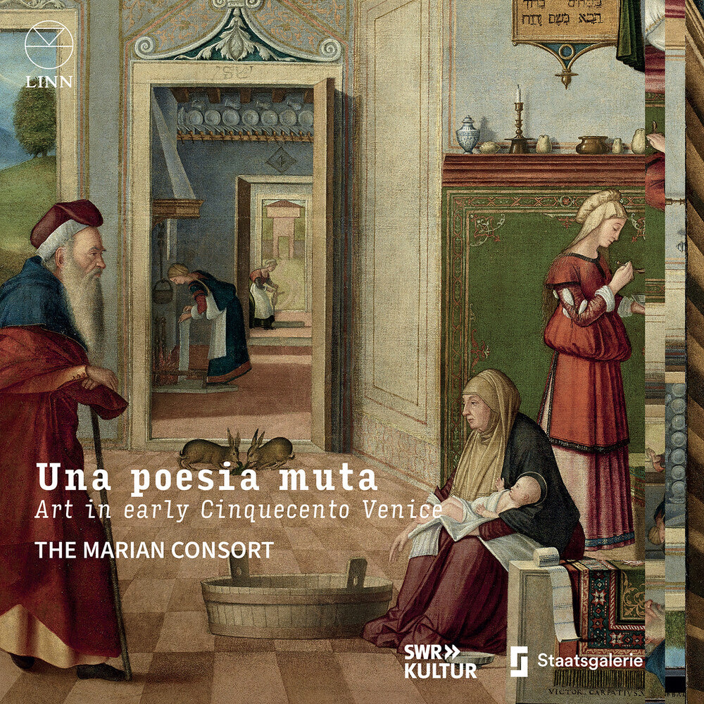 the album cover for Bossinensis / Capirola / Marian Consort - Una Poesia Muta - Art In Early Cinquecento Venice