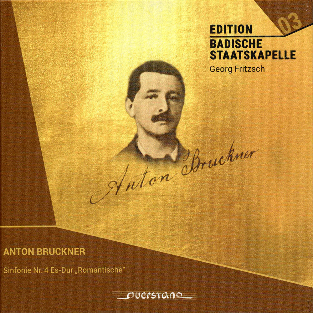 the album cover for Bruckner / Fritzsch / Badische Staatskapelle - Symphony No. 4 In E Flat Major Romantic