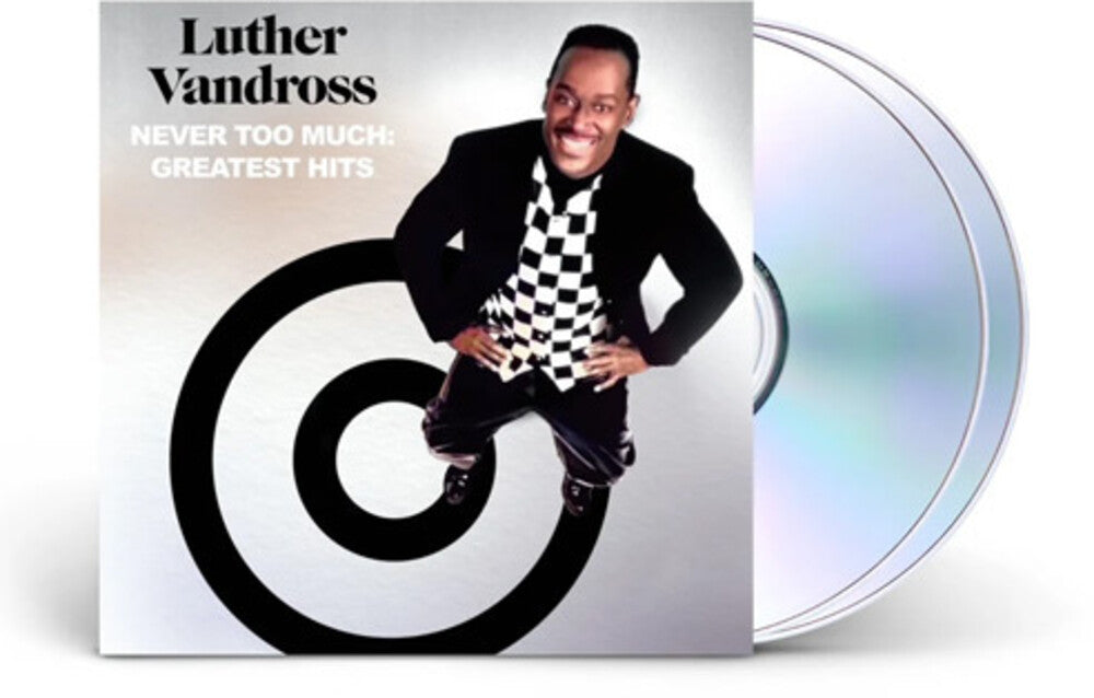 the album cover for Luther Vandross - Never Too Much: Greatest Hits