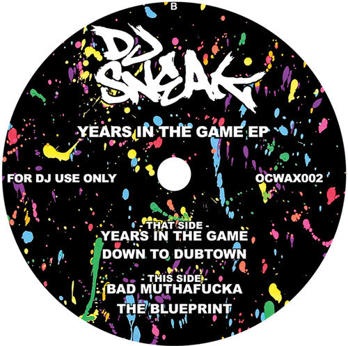 Dj Sneak - Years In The Game - Vinyl Record