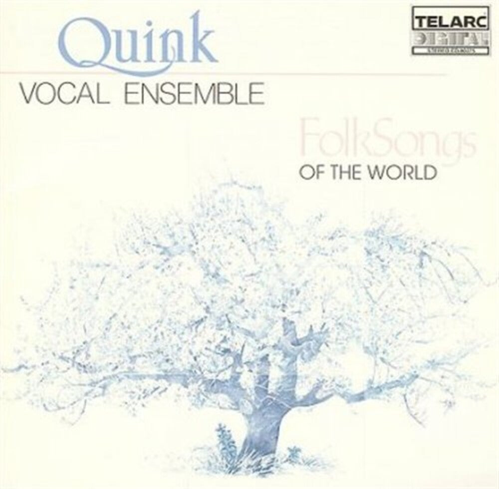 the album cover for Quink Vocal Ensemble - Folksongs Around the World (A Cappella)