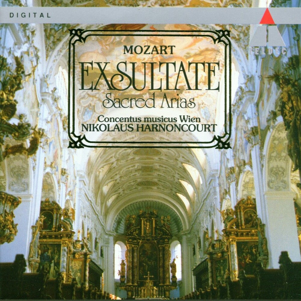 the album cover for W.A. Mozart - Exsultate / Sacred Arias