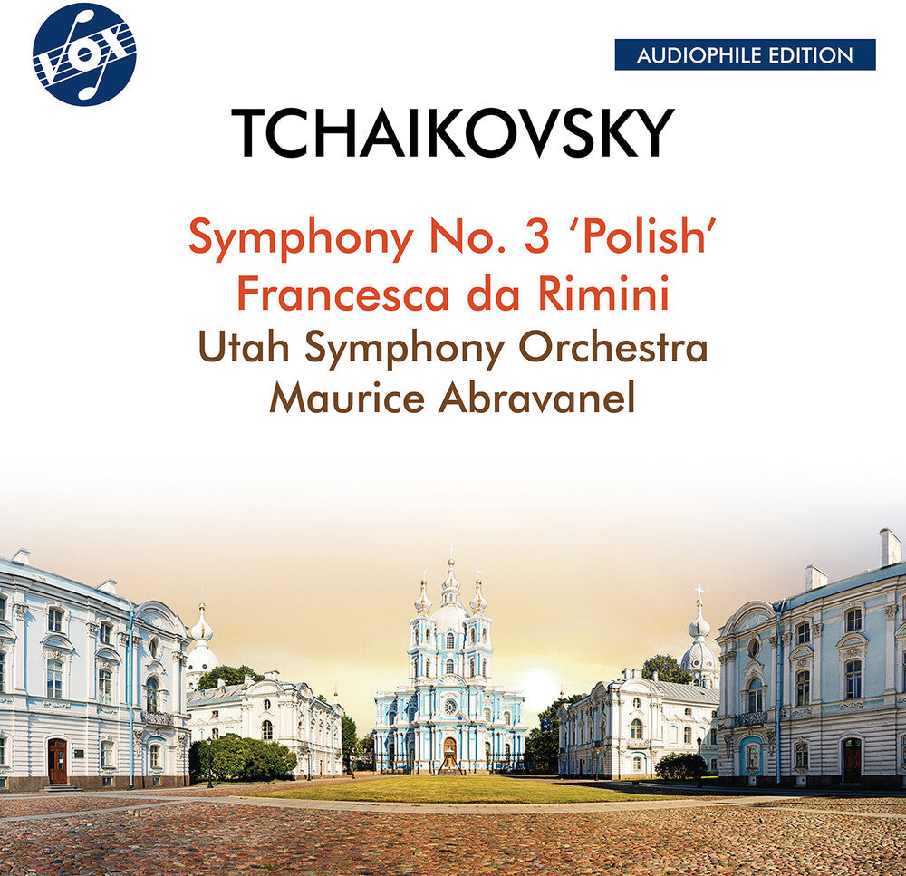 the album cover for Tchaikovsky / Utah Symphony Orchestra - Symphony No. 3 Francesca De Rimini