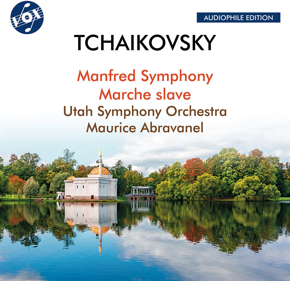 the album cover for Tchaikovsky / Utah Symphony Orchestra - Manfred Symphony Marche Slave