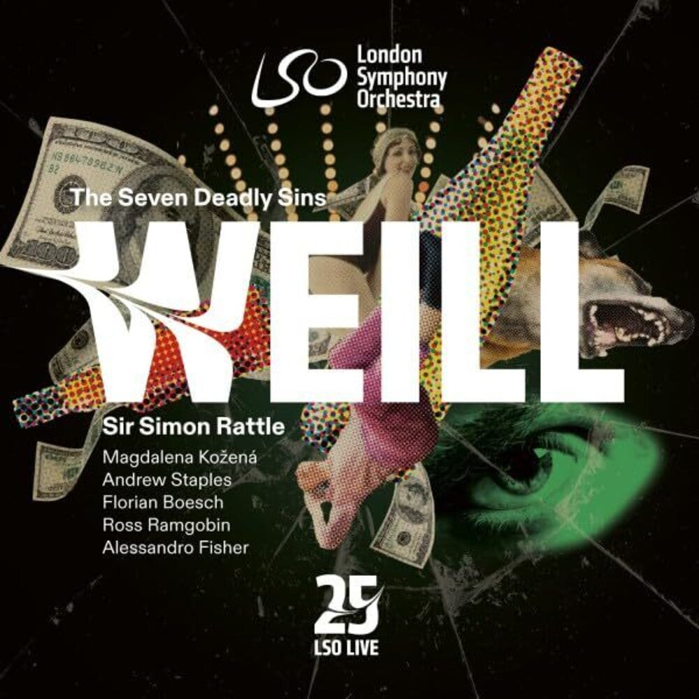 the album cover for London Symphony Orchestra - Kurt Weill: The Seven Deadly Sins