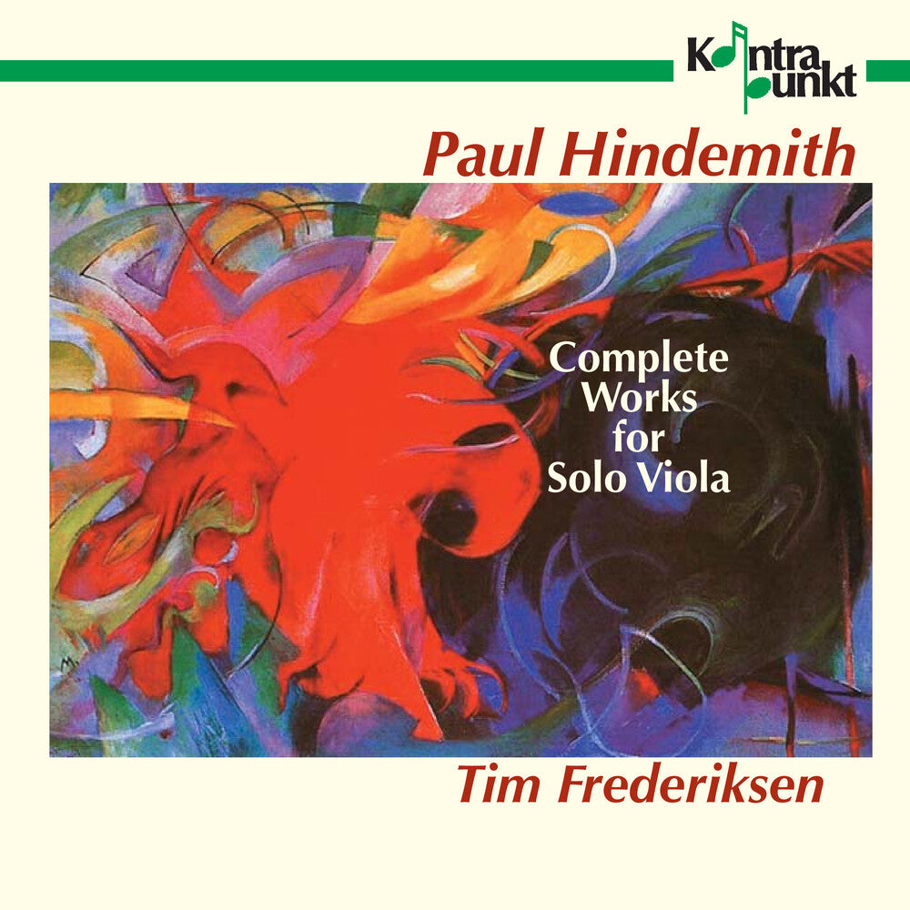 the album cover for Tim Frederiksen - Complete Works For Solo Viola
