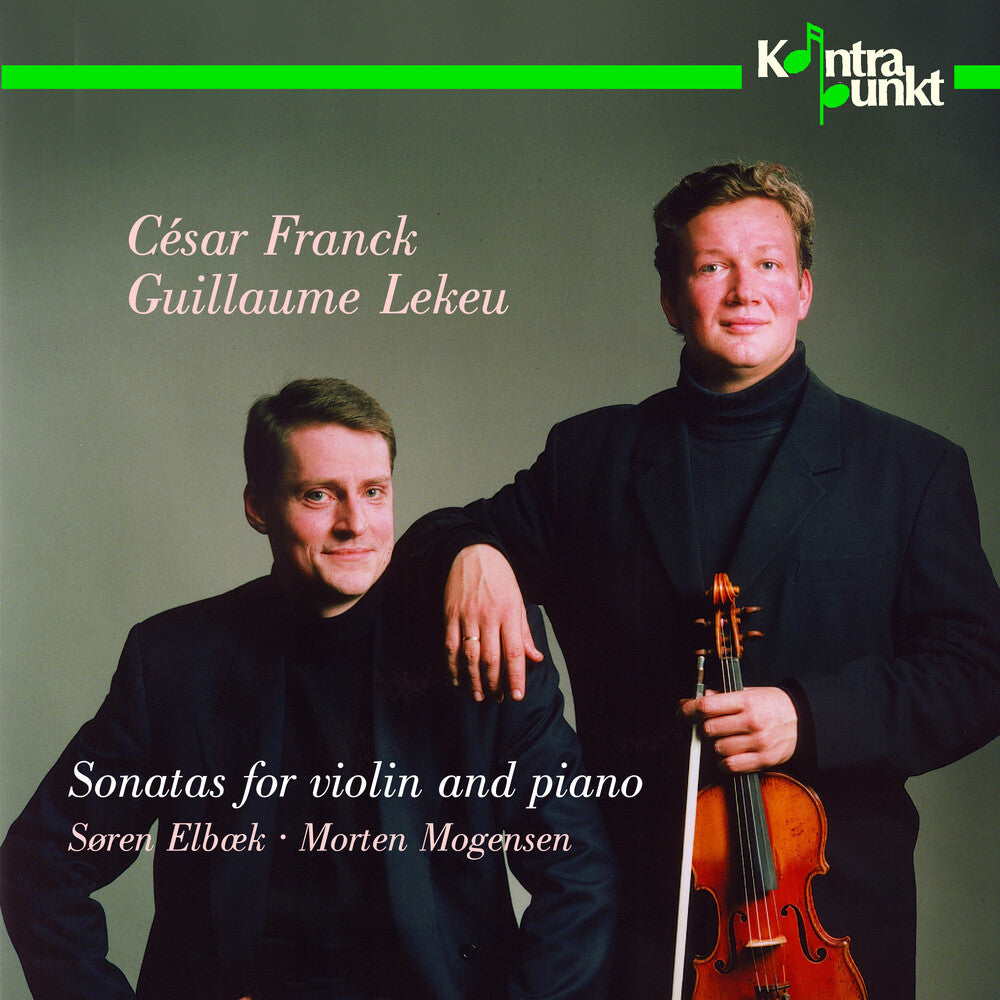 the album cover for Soren Elbaek - Sonatas For Violin & Piano