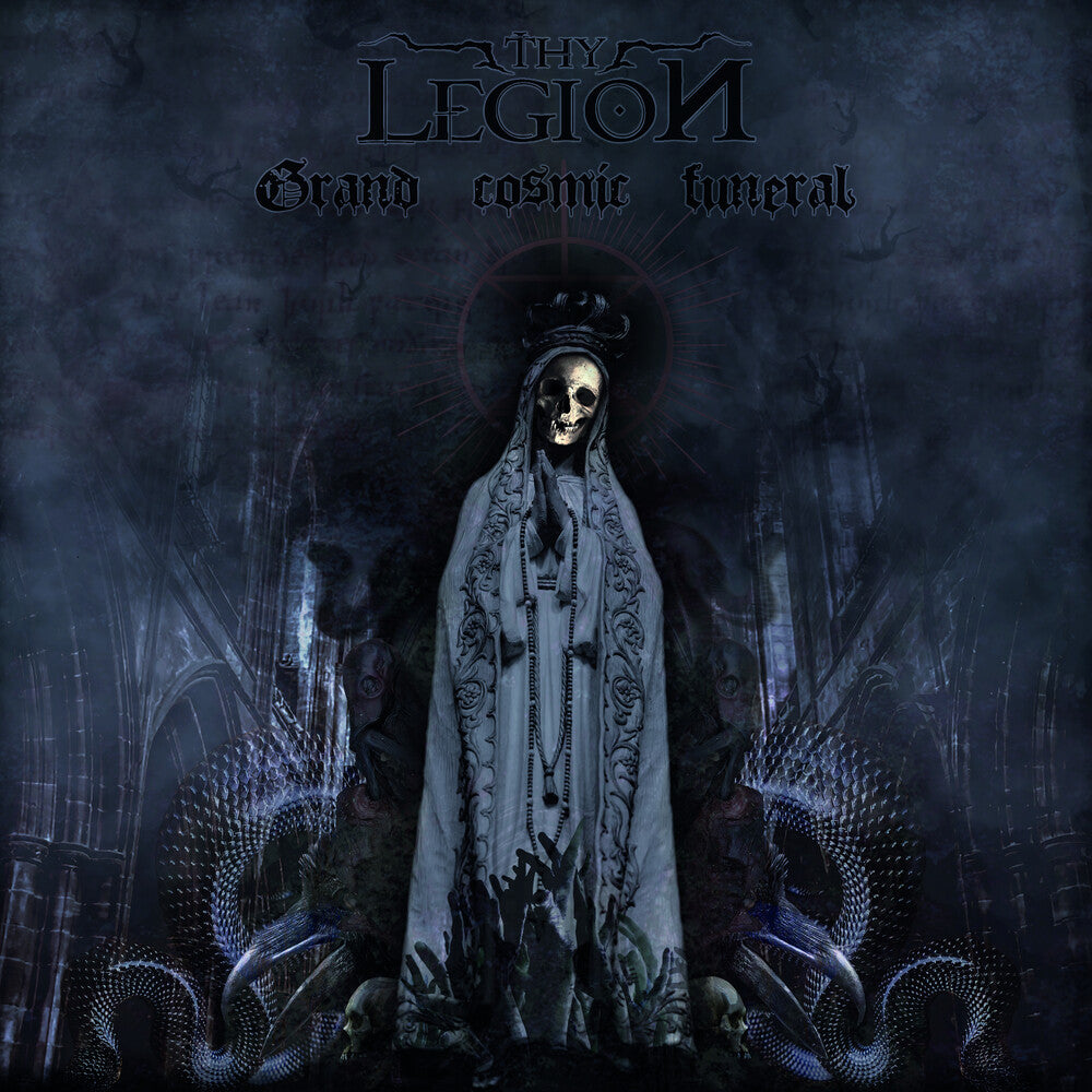 the album cover for Thy Legion - Grand Cosmic Funeral
