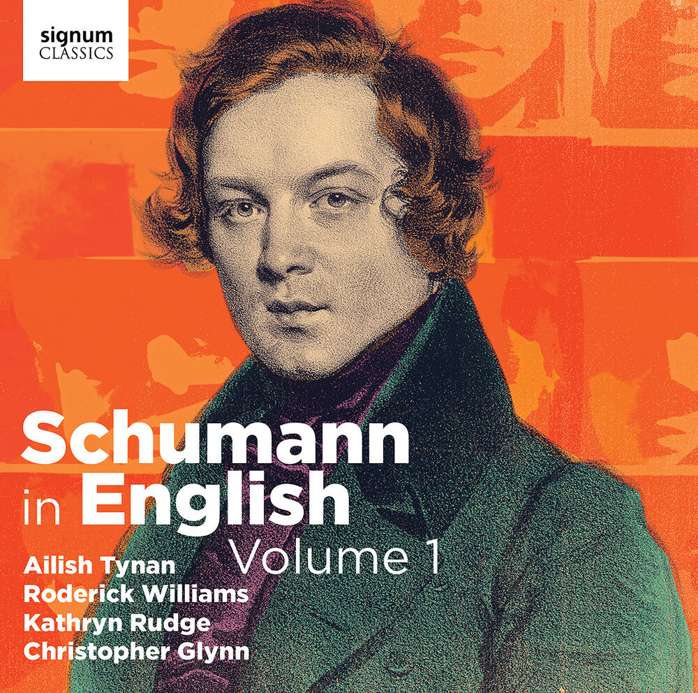 the album cover for Schumann / Williams / Glynn - V1: Schumann In English
