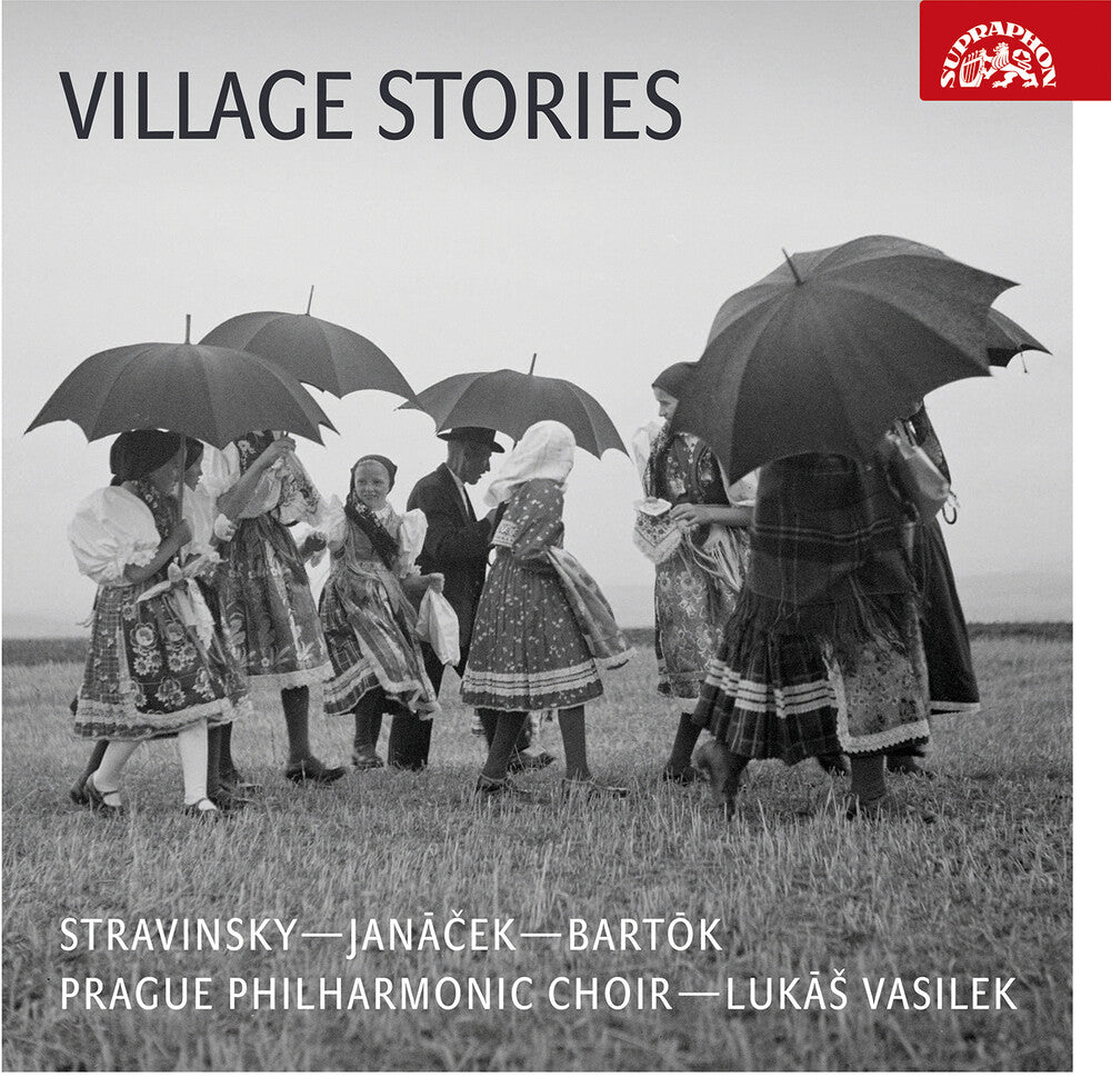 the album cover for Bartok / Stravinsky / Knezikova - Village Stories
