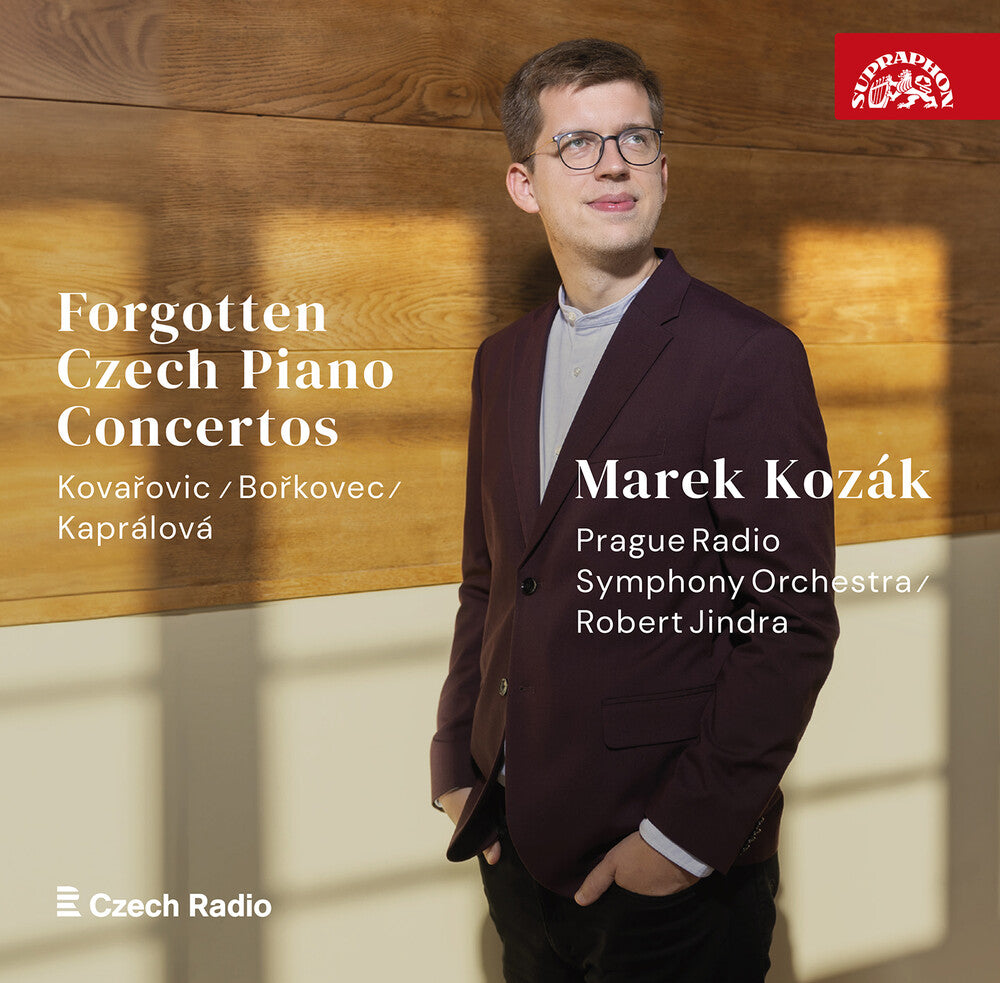 the album cover for Borkovec / Kapralova / Kozak - Forgotten Czech Piano Concertos
