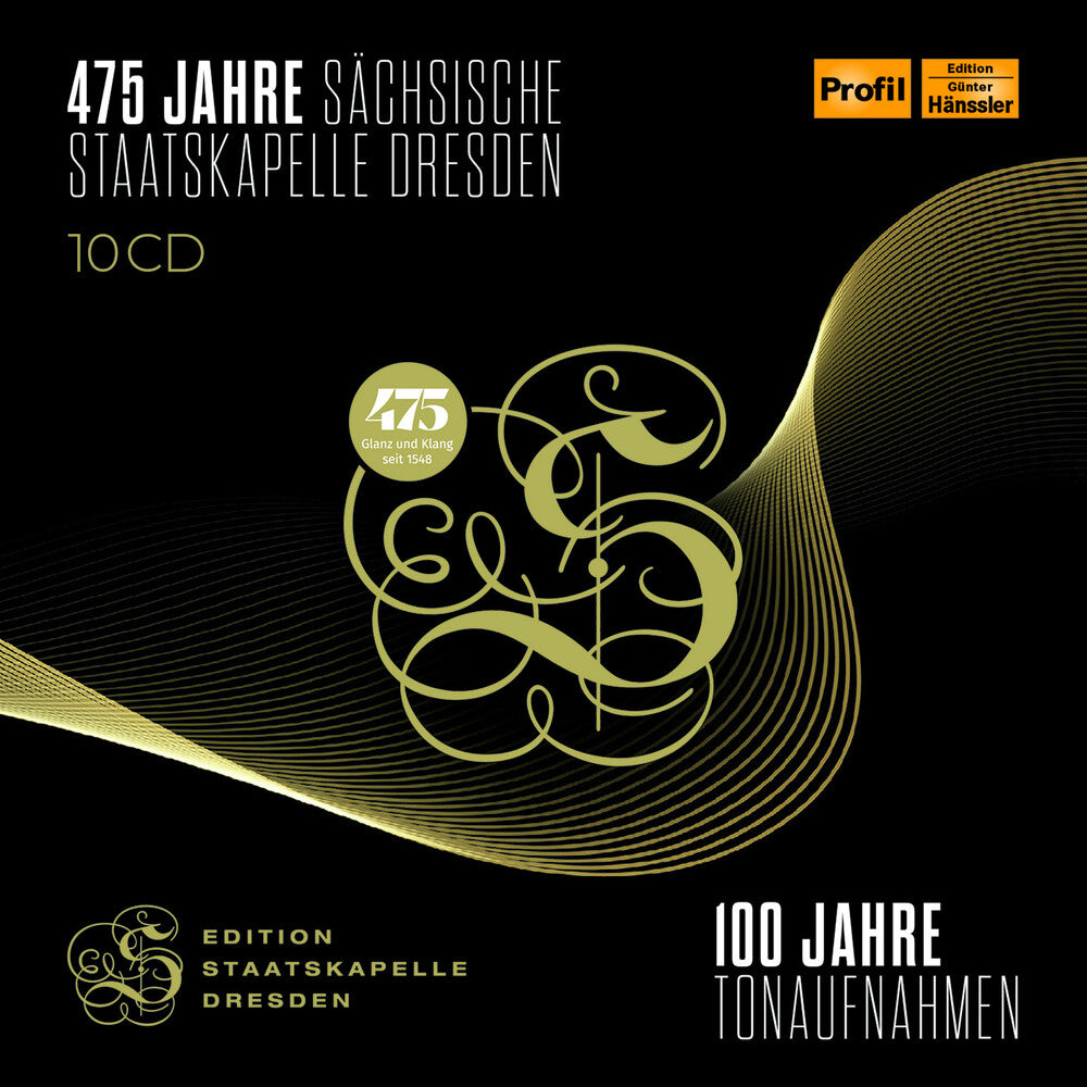 the album cover for Auber / Bartok / Czech Philharmonic Chorus - 475 Jahre Sachsische Staatskapelle Dresden