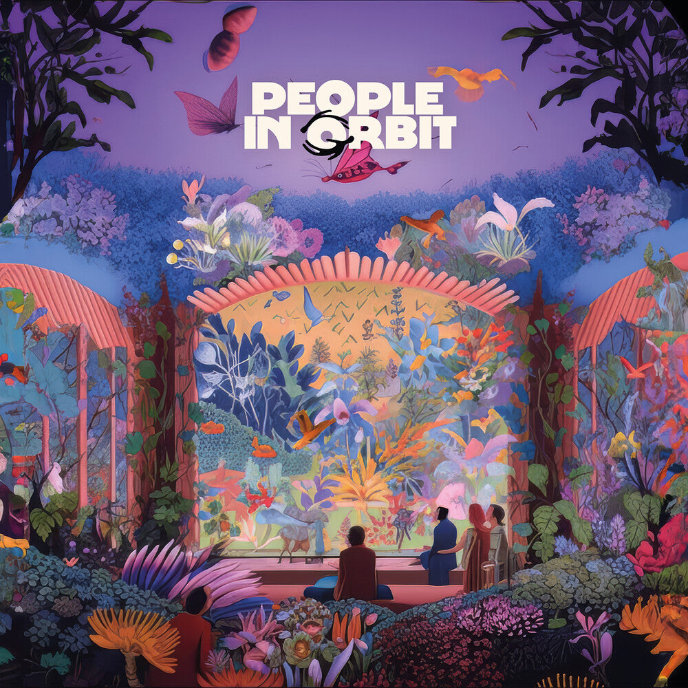 the album cover for Adam Sass / People In Orbit - Close/Away