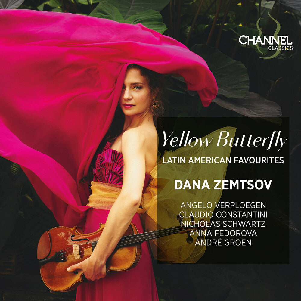 the album cover for Dana Zemtsov / Groen,Andre / Verploegen,Angelo - Yellow Butterfly - Latin American Favourites