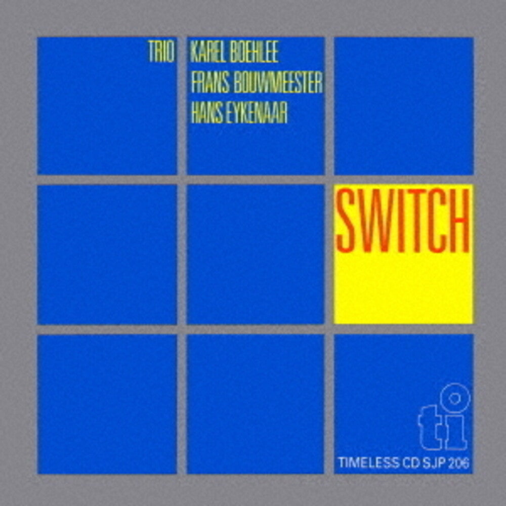 the album cover for Karel Boehlee Trio - Switches (Jpn)