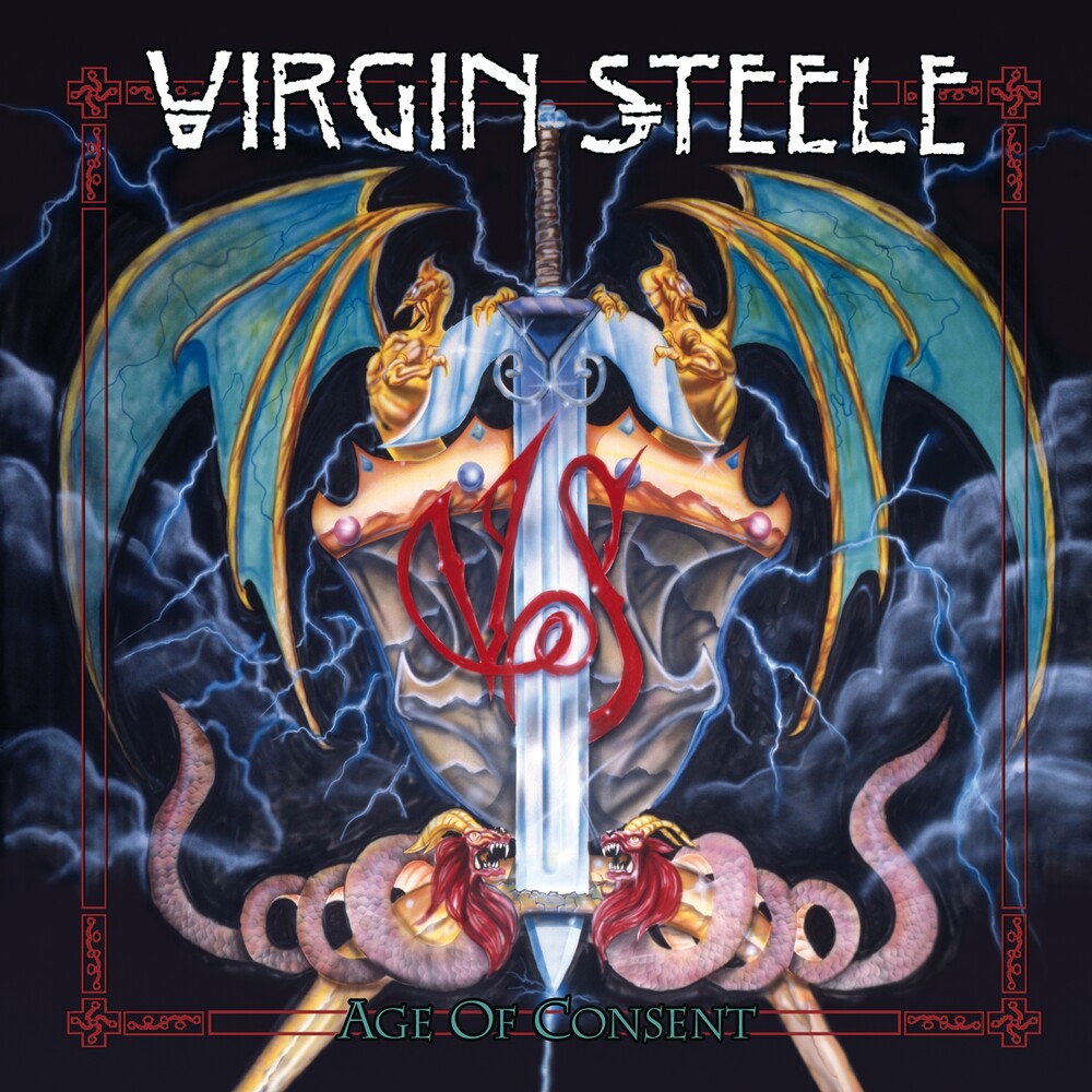 the album cover for Virgin Steele - Age Of Consent-Rerelease