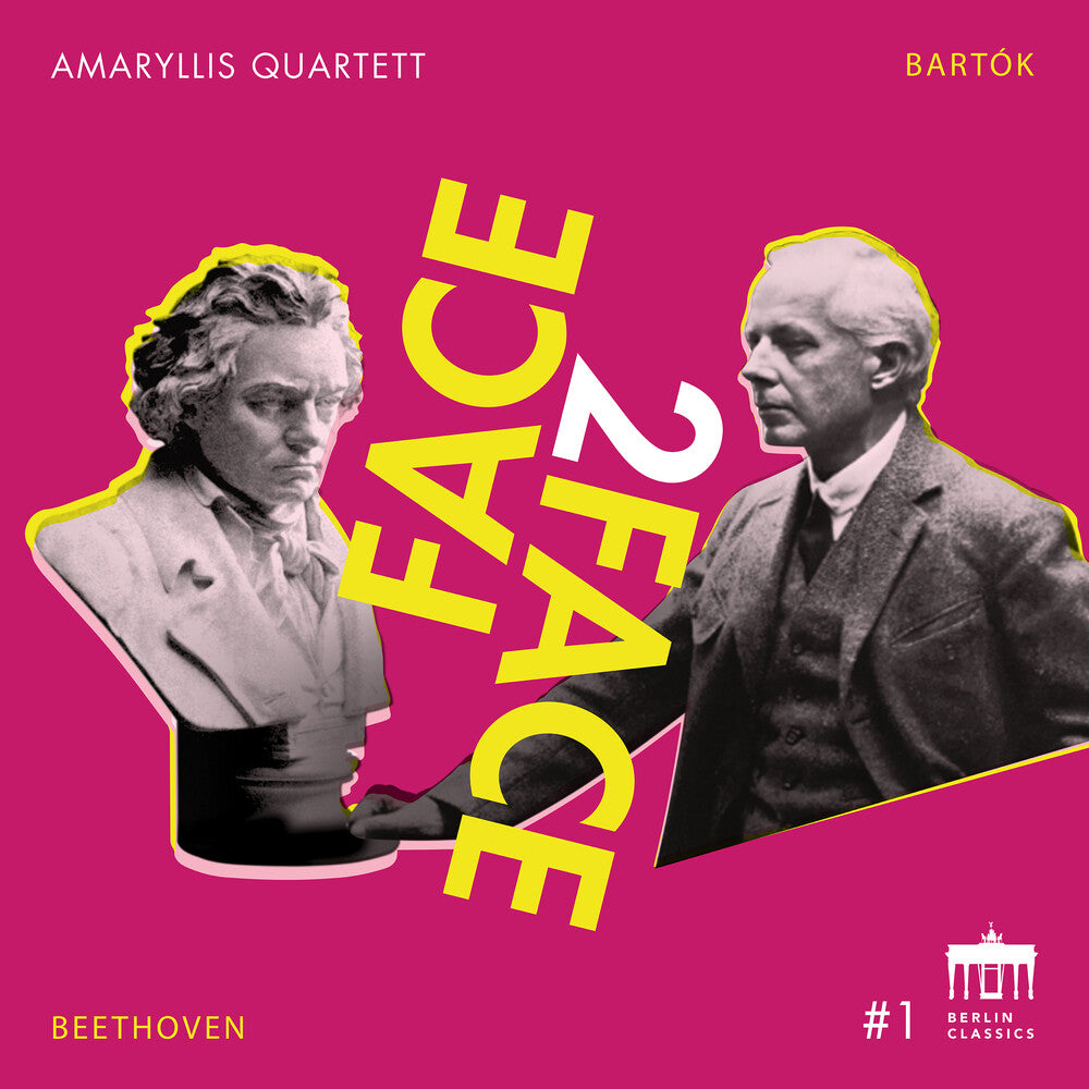 the album cover for Bartok / L Beethoven .V. / Amaryllis Quartett - Face2face