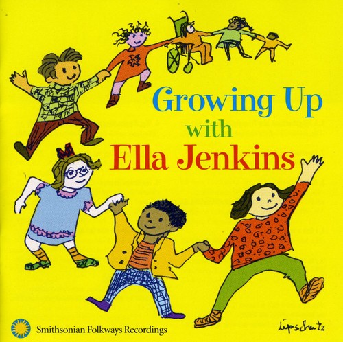 the album cover for Ella Jenkins - Growing Up with Ella Jenkins