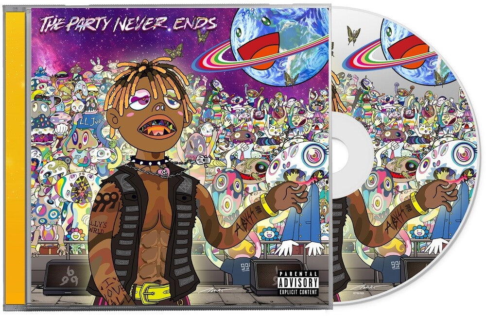 the album cover for Juice WRLD - The Party Never Ends