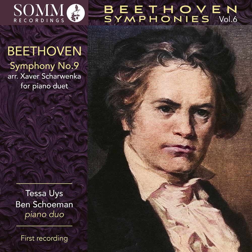 the album cover for L Beethoven .V. / Ben Schoeman Piano Duo - Beethoven Symphonies Vol. 6
