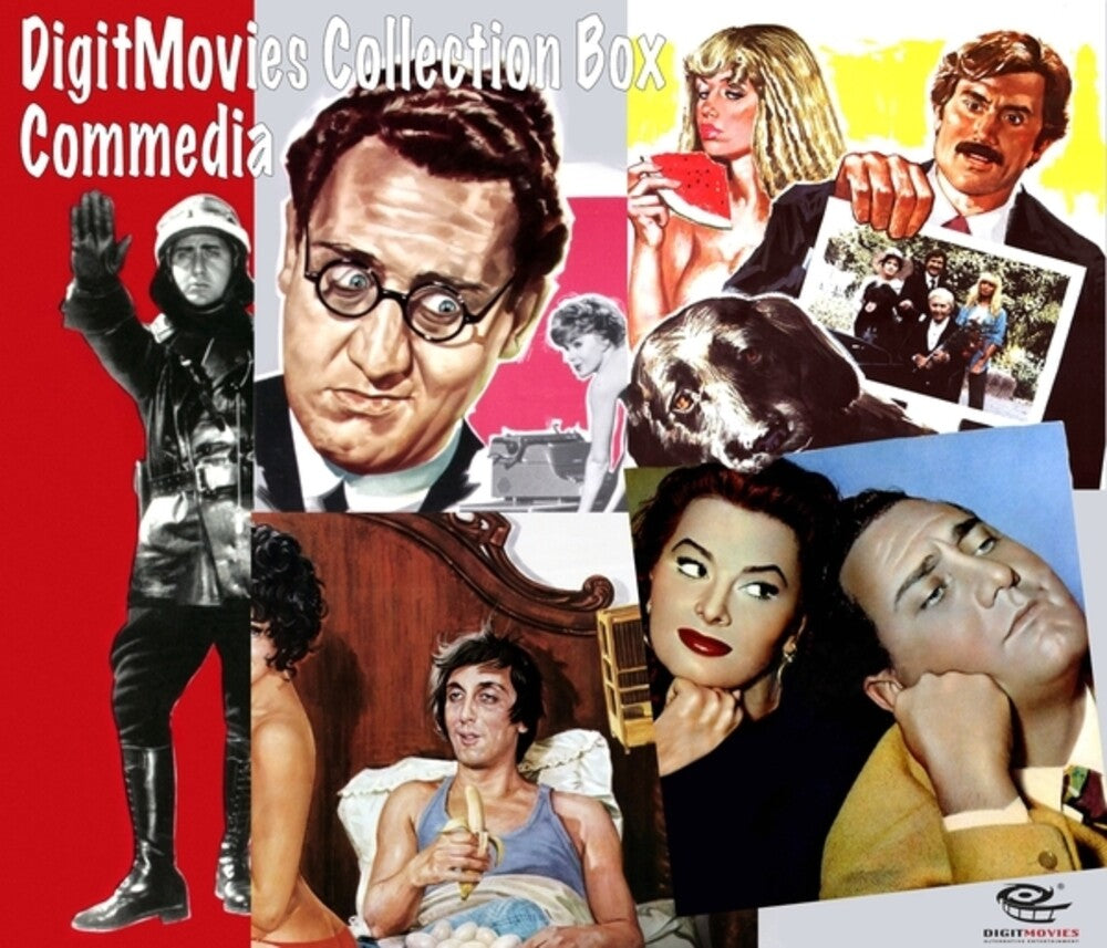 the album cover for Renzo Rossellini / Umiliani,Piero / Savina,Carlo - Digitmovies Collection Box Commedia (Box)