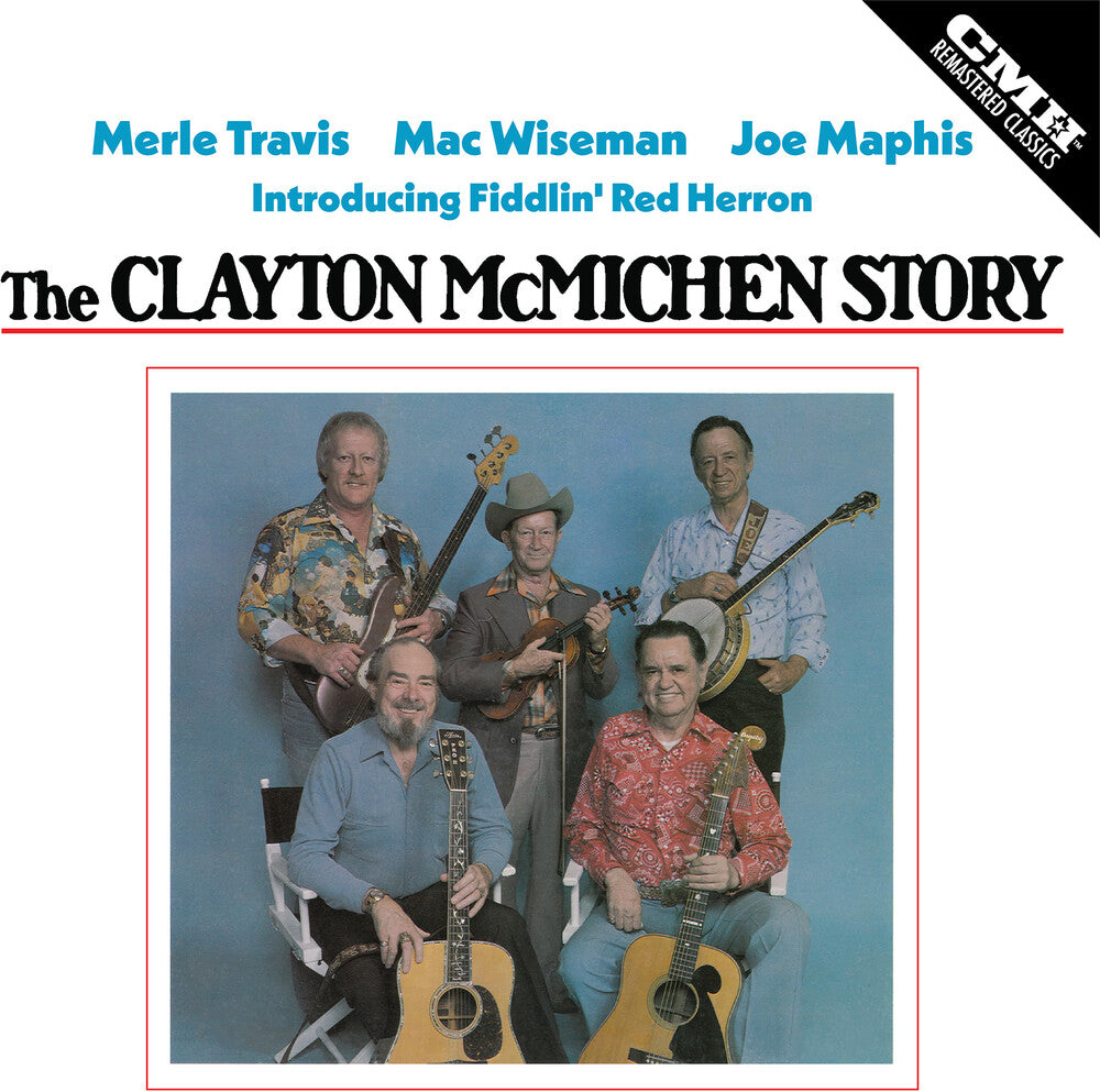 the album cover for Merle Travis / Wiseman,Mac / Maphis,Joe - Clayton Mcmichen Story