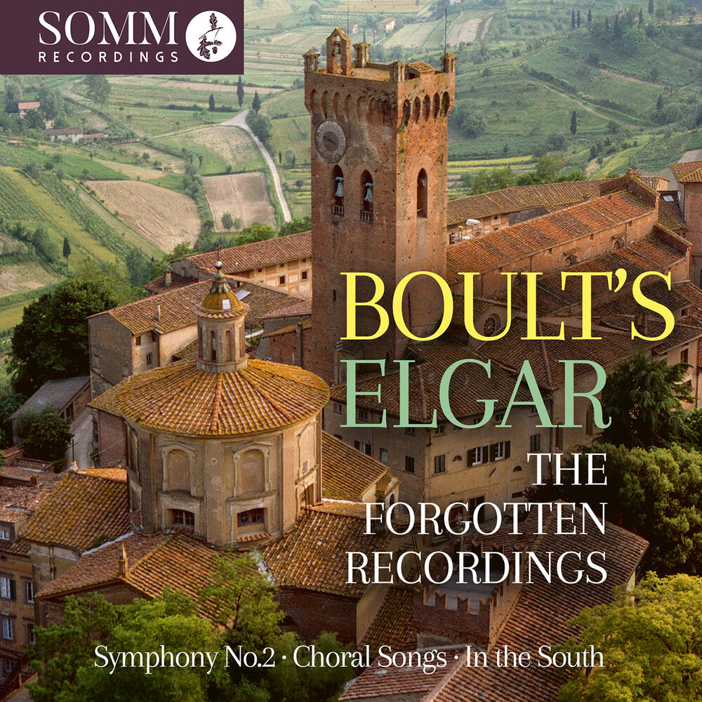 the album cover for Sir Elgar Edward / Bbc Symphony Orchestra - Boult's Elgar - The Forgotten Recordings