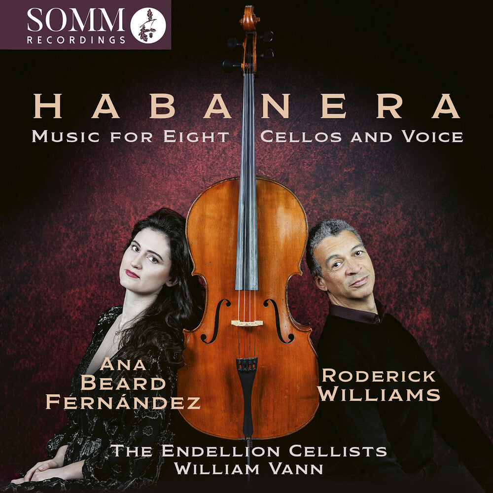 the album cover for Henri Bailly Du / De Falla / Endellion Cellists - Habanera - Music For Eight Cellos & Voice