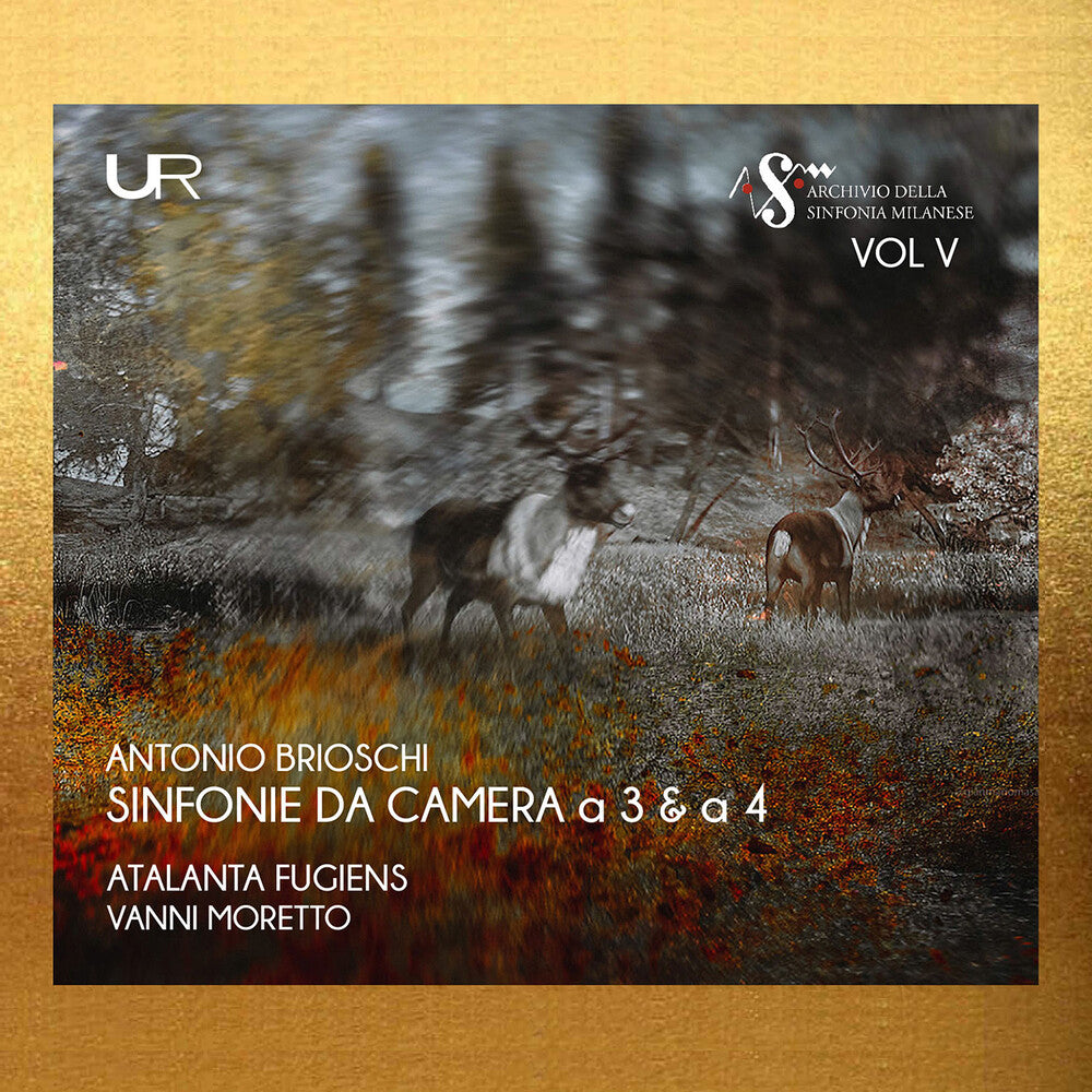 the album cover for Brioschi / Vanni Moretto / Atalanta Fugiens - Sinfonie Da Camera A 3 & A 4