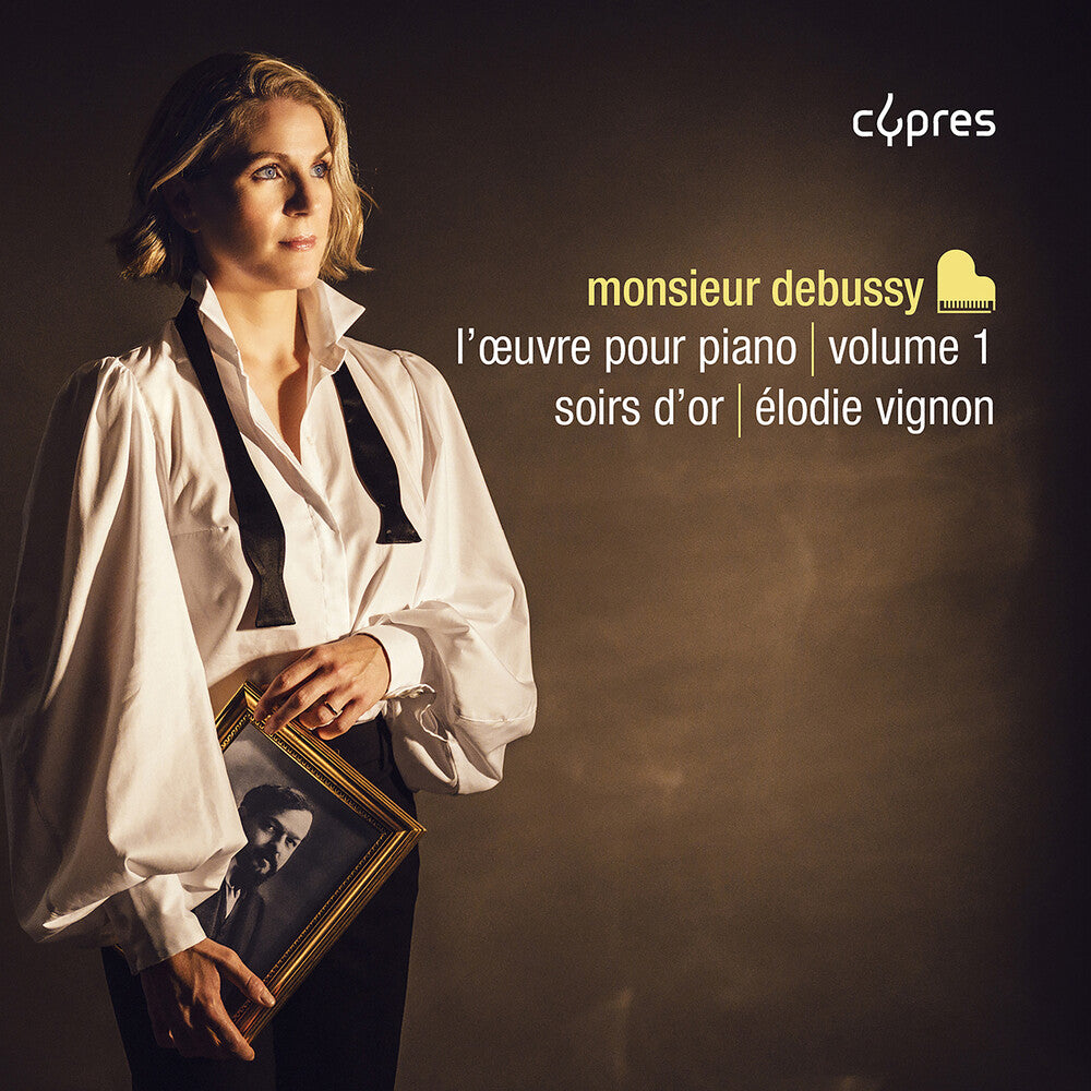 the album cover for Debussy / Vignon - Monsieur Debussy L'oeuvre Pour Piano Vol. 1
