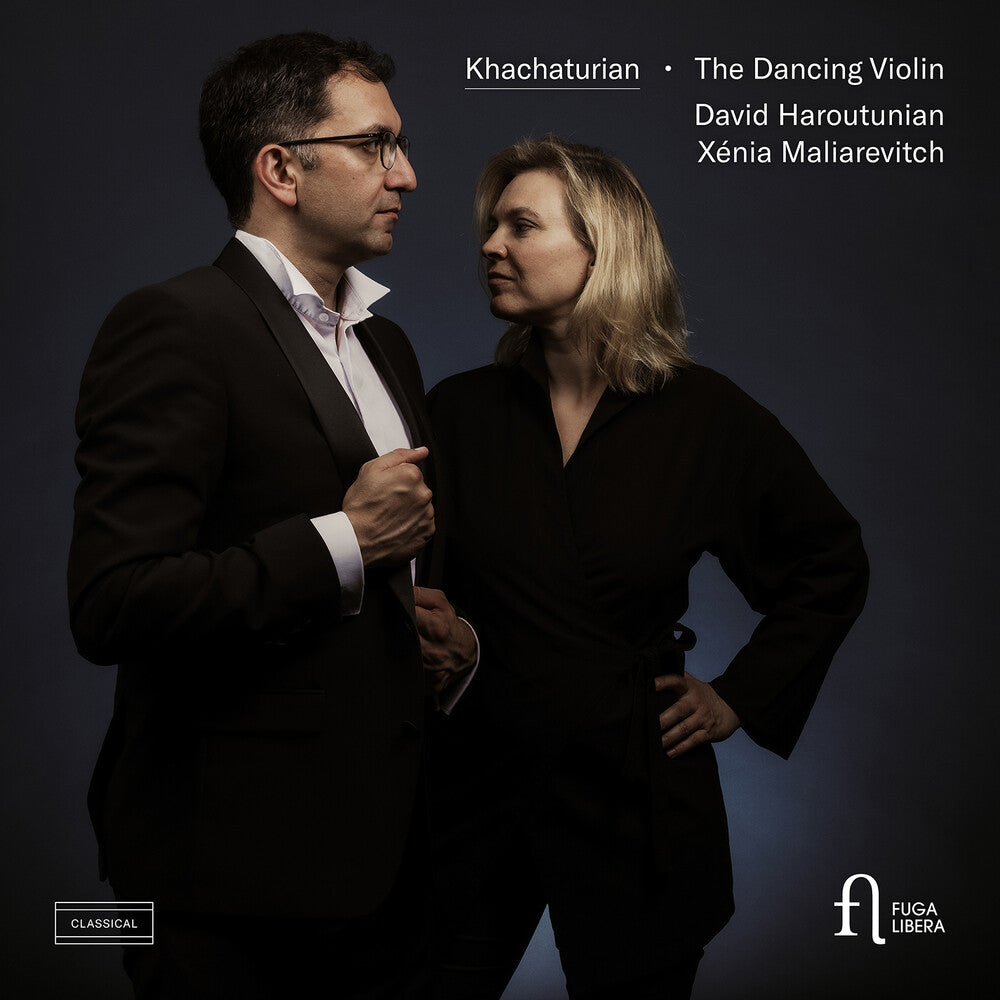 the album cover for Khachaturian / Haroutunian / Maliarevitch - Dancing Violin
