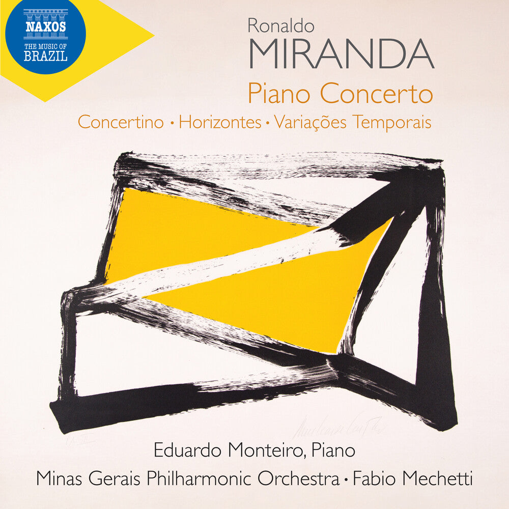 the album cover for Miranda / Monteiro / Mechetti - Piano Concerto Concertino Horizontes Variacoes