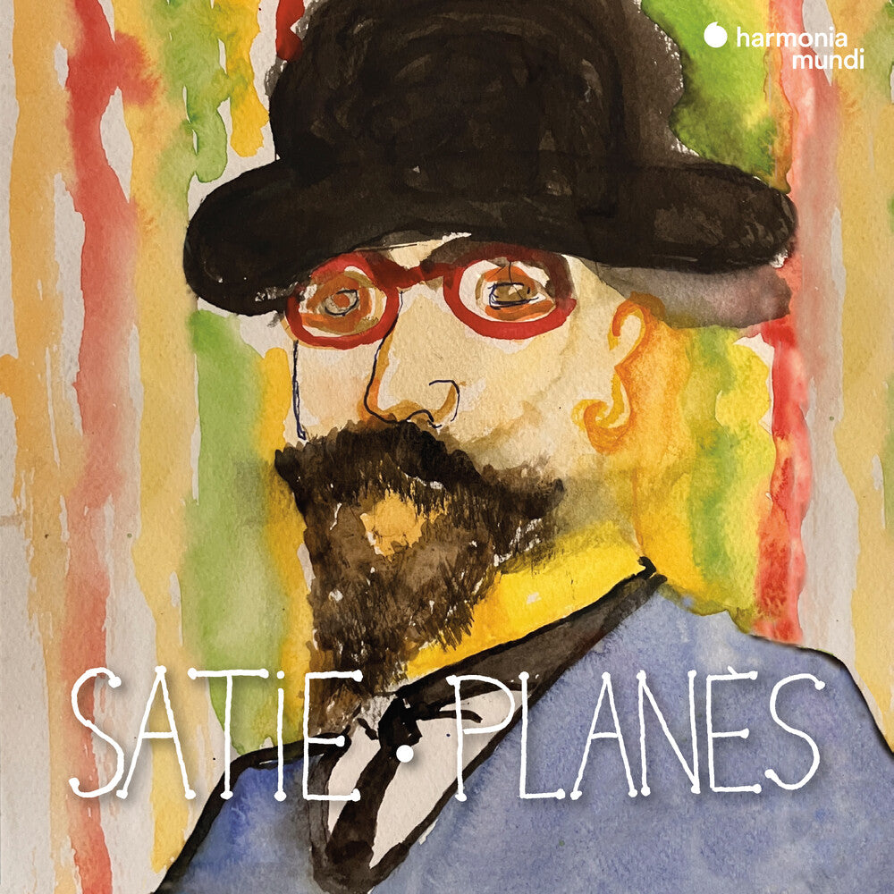 the album cover for Alain Planes - Satie
