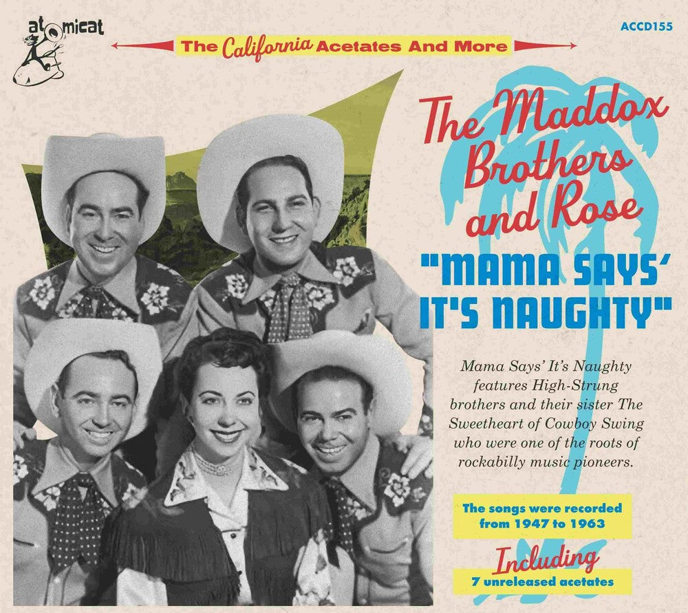 the album cover for Maddox Bros & Rose - Mama Says' It's Naughty