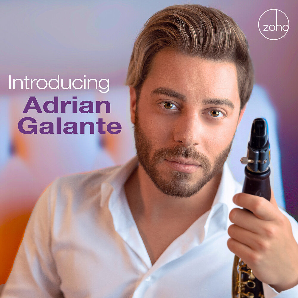 the album cover for Adrian Galante - Introducing Adrian Galante