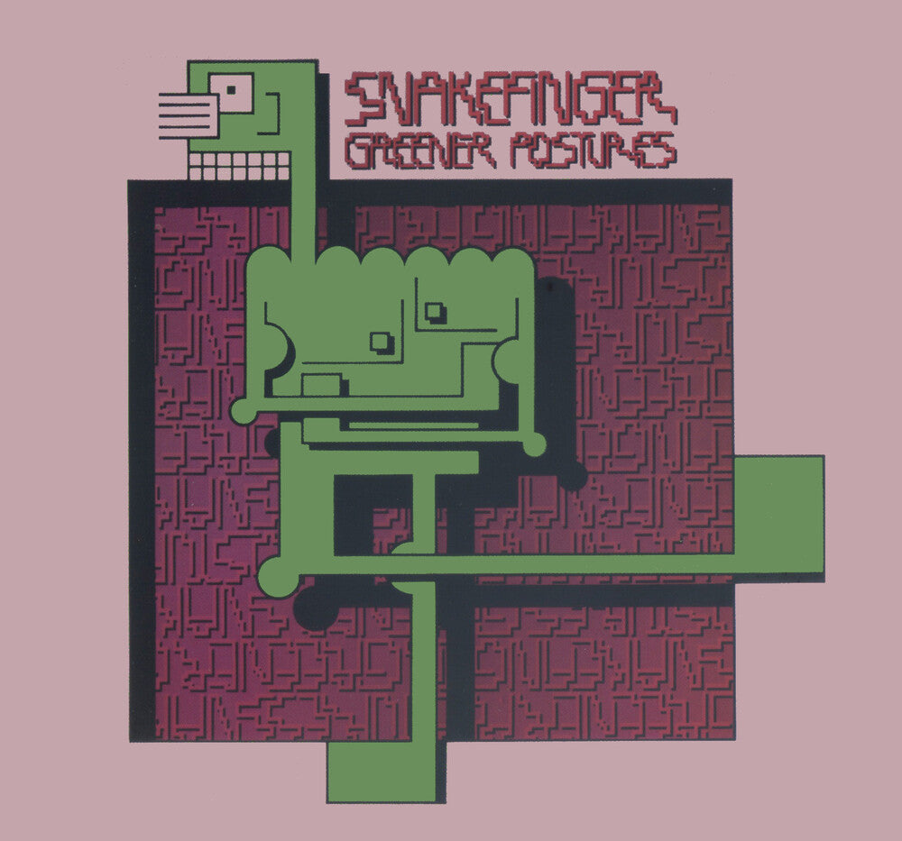 the album cover for Snakefinger - Greener Postures