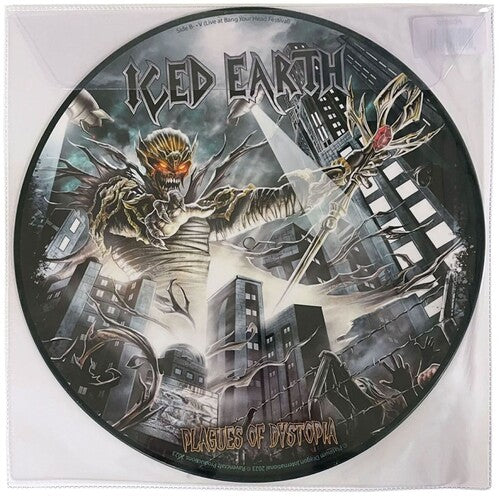 Iced Earth - Plagues of Dystopia EP Vinyl Record