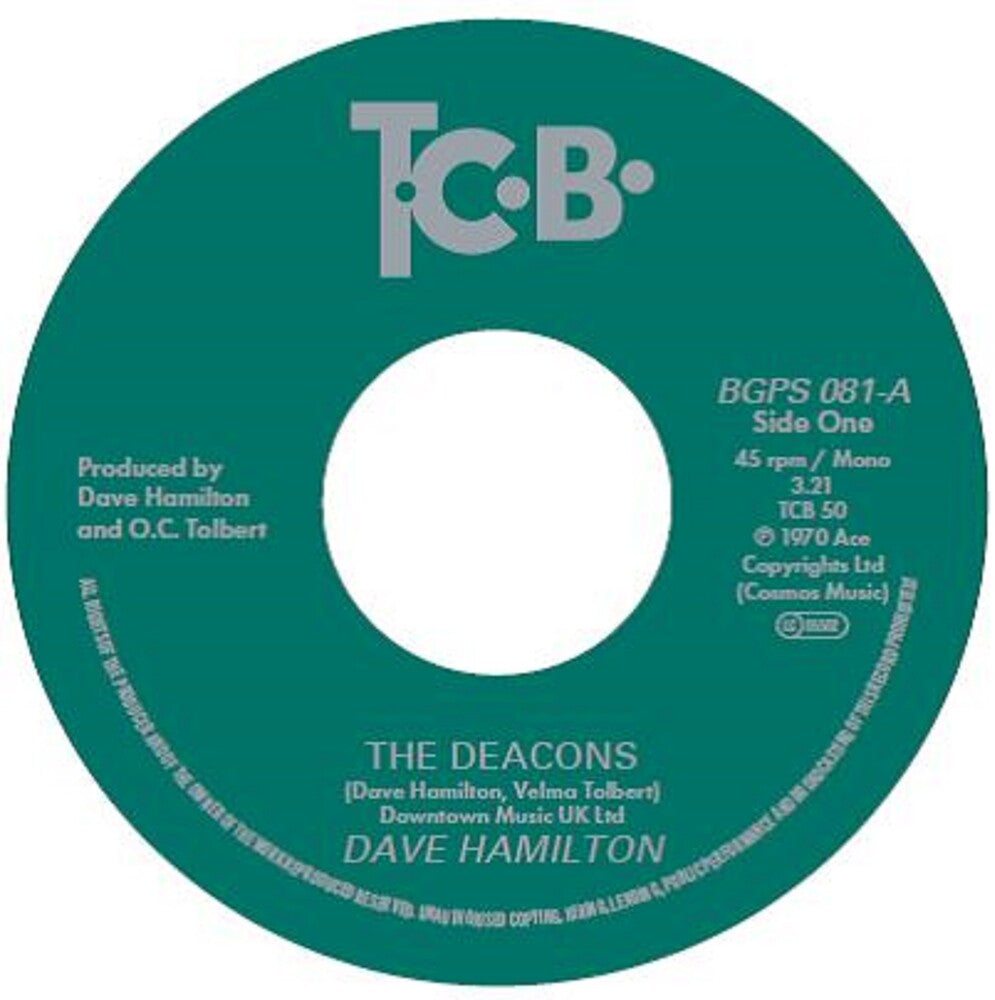 the album cover for Dave Hamilton - Deacons / Pisces Pace (Uk)