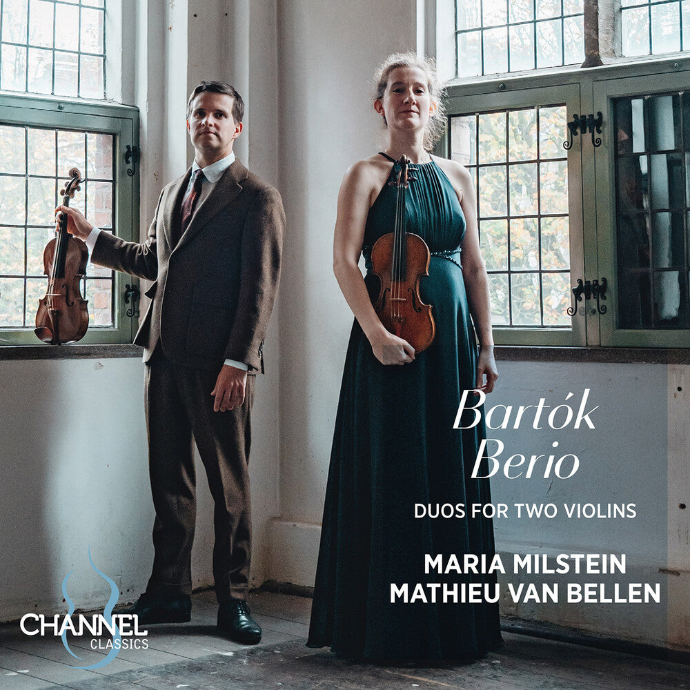 the album cover for Bartok / Berio - Bartok & Berio: Duos For Two Violins