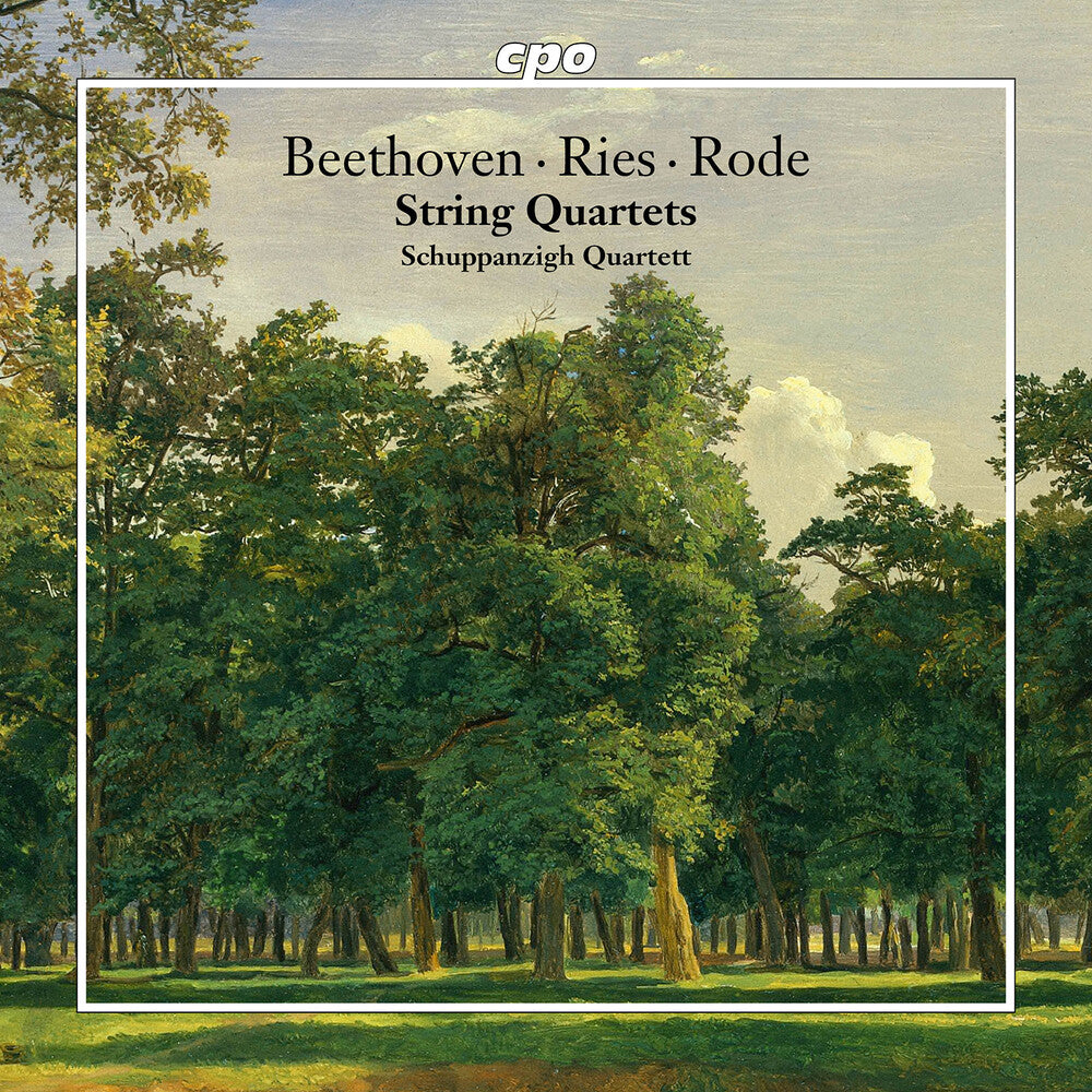 the album cover for Beethoven / Ries / Rode - String Quartets