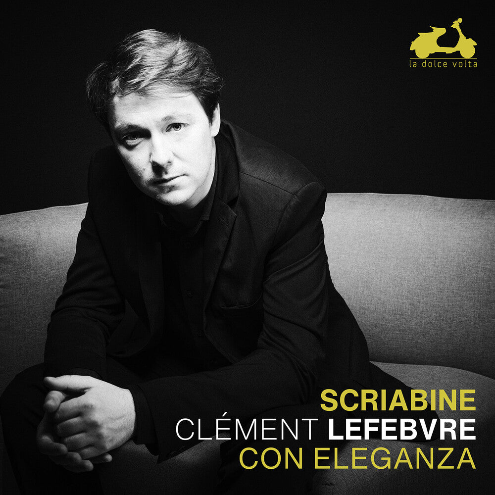 the album cover for Scriabin - Con Eleganza