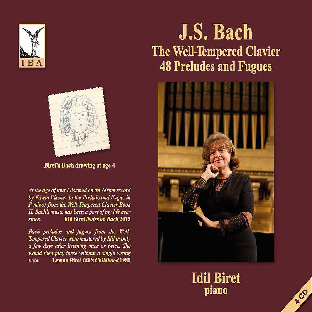 J.S. Bach: The Well-Tempered Klavier - 48 Preludes Music CD