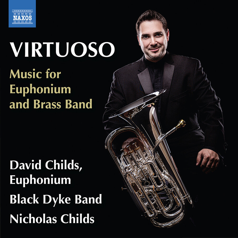 the album cover for Arban / Arban / Glennie - Virtuoso - Music For Euphonium & Brass Band