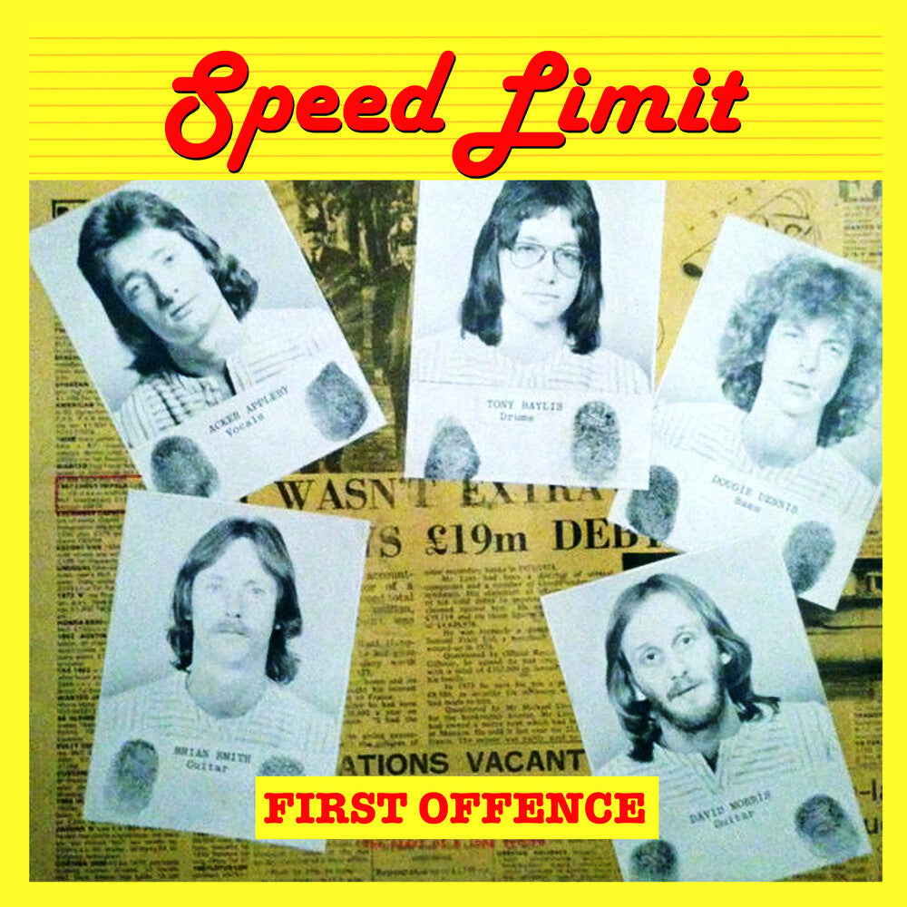the album cover for Speed Limit - First Offence (Mod)