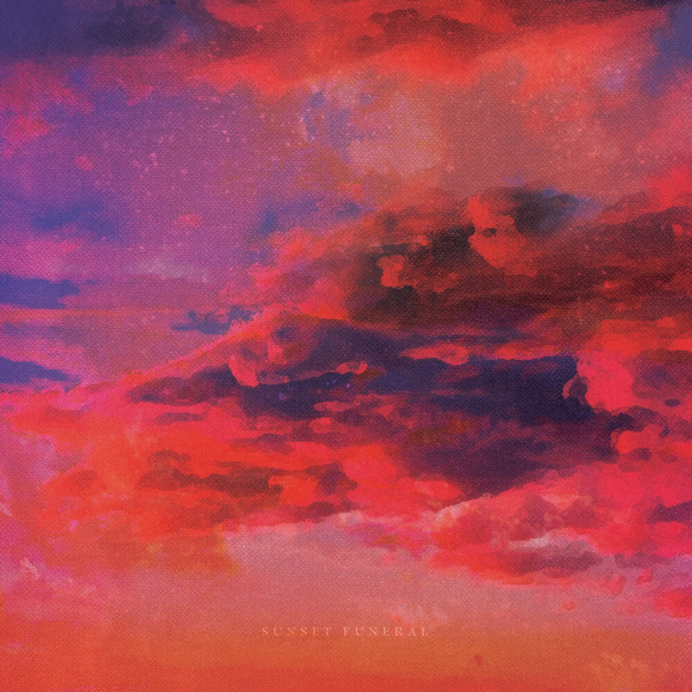 the album cover for Glare - Sunset Funeral