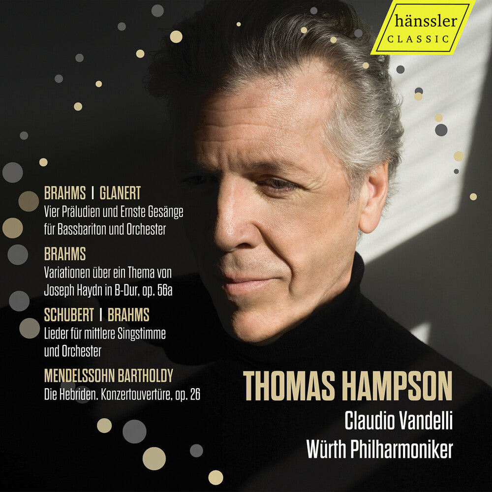 the album cover for Bartholdy / Brahms / Hampson - Thomas Hampson